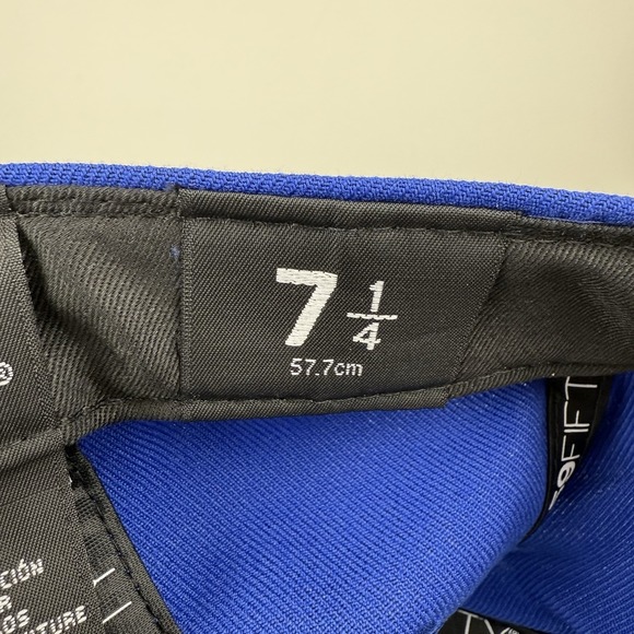 Buffalo Bills NWT Mens New Era 59FIFTY 7 1/4 Blue Cap Hat 60th Anniversary - Picture 9 of 9